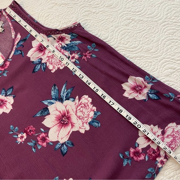 Pink Rose Tank Top Size Large - Picture 8 of 10